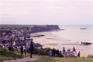 Vierville sur Mer, France, the westernmost part of Omaha Beach.
