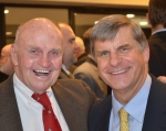Bill Cleary and Tom Burke at Gridiron Club of Greater Boston Awards Dinner, December 18,2014